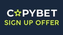 CopyBet sign up offer banner showcasing exclusive promotions on a business news website.
