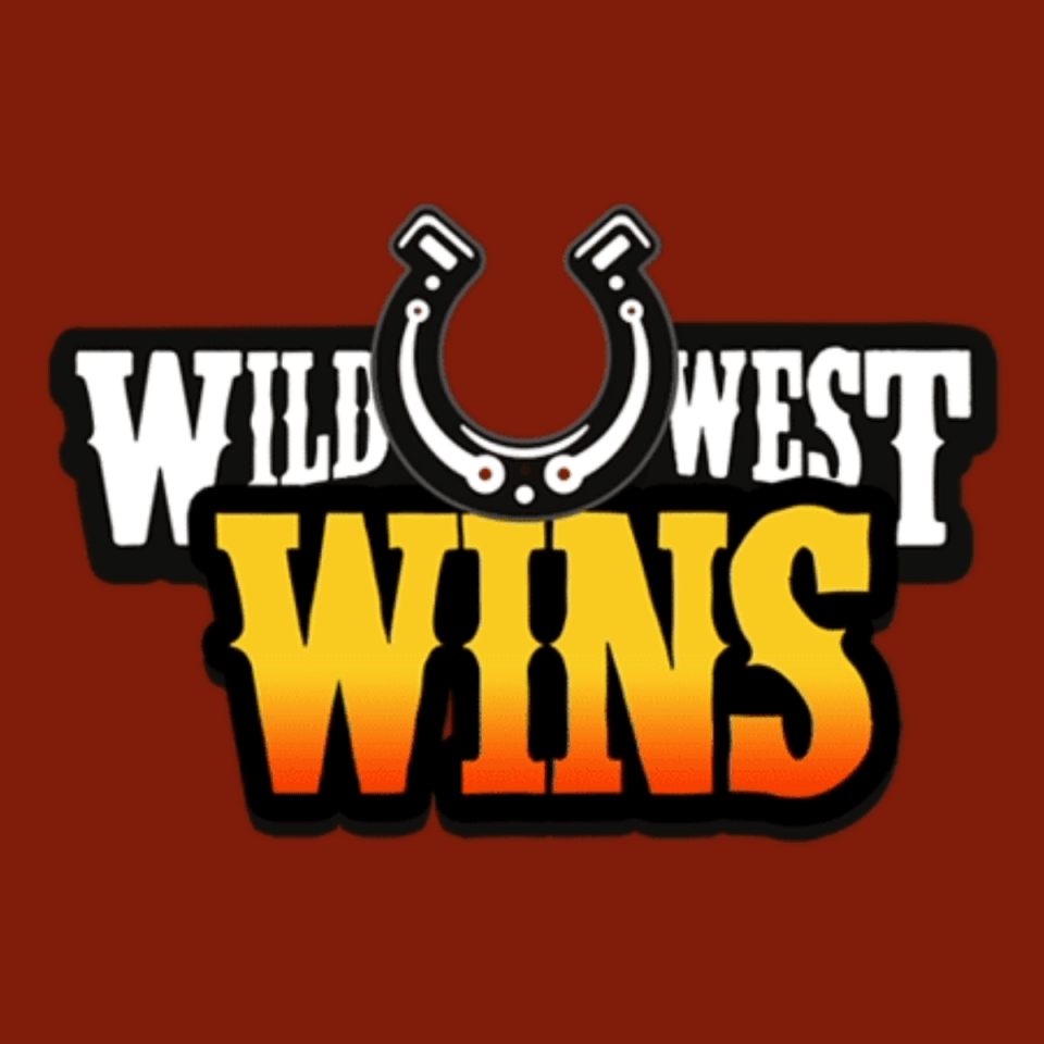 Wild West-themed casino slot game interface with vibrant symbols, reels, and a distinctive Western-style design.