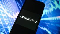 Anthropic AI demonstrating advanced language model capabilities in a modern tech setting, highlighting innovative AI solut...