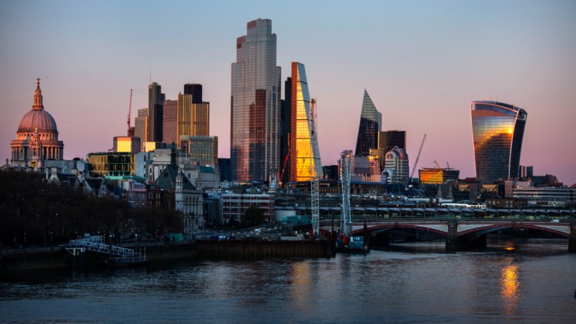 Stock market trading graph with upward trend on digital screen, highlighting economic growth and investment opportunities