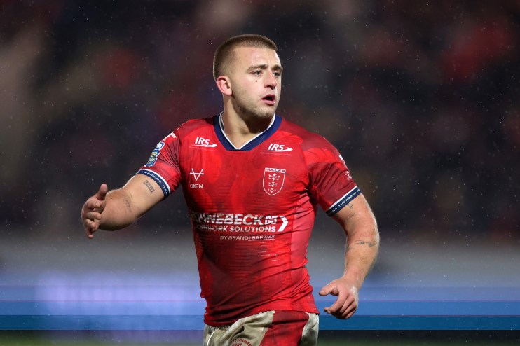 Getty Images logo displayed on a smartphone screen against a blurred background, representing media and stock photography ...