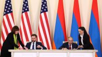 JD Vance visiting Armenia, engaging in discussions with local leaders, highlighting international diplomatic relations