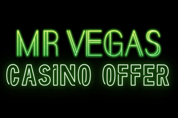 Mr Vegas Casino promotional offer with vibrant graphics, showcasing exciting games and bonuses for new players