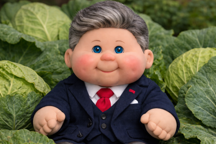 Keir Starmer visiting a cabbage patch, engaging with local farmers, highlighting sustainable agriculture initiatives