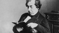 Benjamin Disraeli portrait, 19th-century British Prime Minister, showcasing his distinctive attire and confident expression