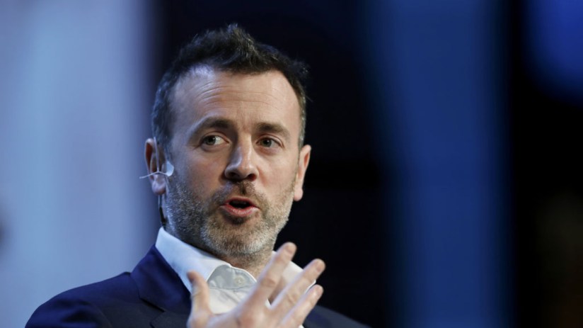 Stephen Fitzpatrick, Ovo Energy entrepreneur, in a business setting focused on sustainable energy solutions.