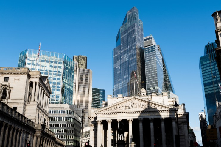 City of London skyline with bustling private market activity, highlighting financial hub and business growth opportunities