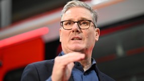 Keir Starmer engaging with community members during his visit to South Wales, highlighting local issues and leadership ini...