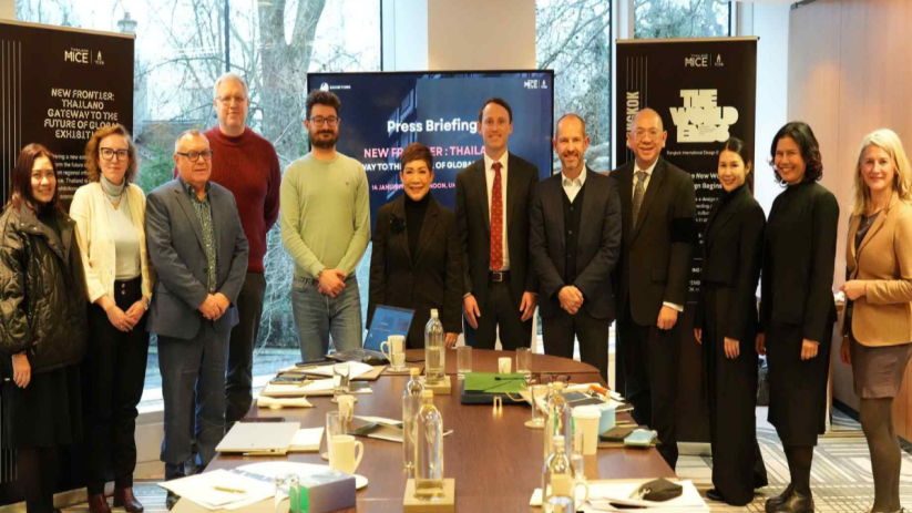 CityAM TCEB headline image showcasing vibrant cityscape with skyscrapers under a clear sky for business news