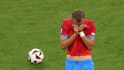 Business professionals discussing market trends in a modern conference room setting