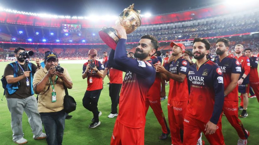 Getty Images logo on a digital screen, symbolizing professional photography services and stock image availability