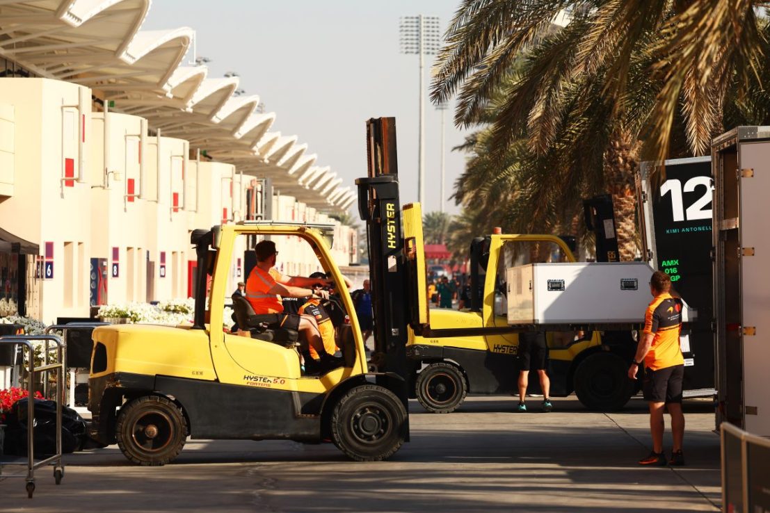 Formula 1 teams are scrambling to access key racing parts in the Middle East