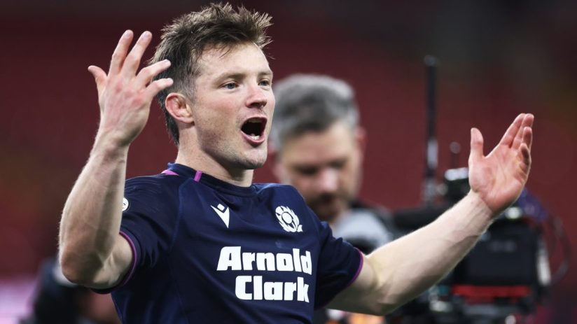 Breaking news conference podium with microphones and journalists, emphasizing media presence and communication dynamics