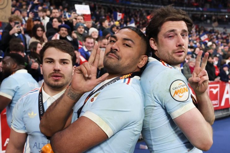 Breaking news banner with bold headlines and dynamic graphics on a business website, highlighting current events and updates