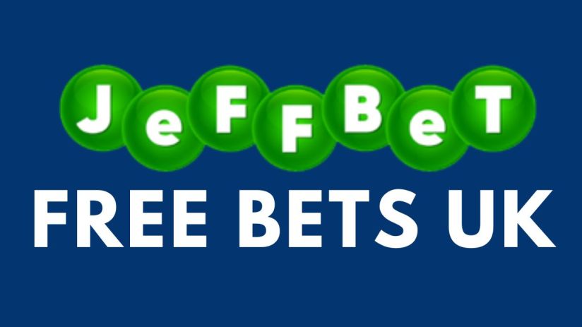 JeffBet offering free bets, featuring a vibrant design with promotional graphics and text highlighting betting offers.