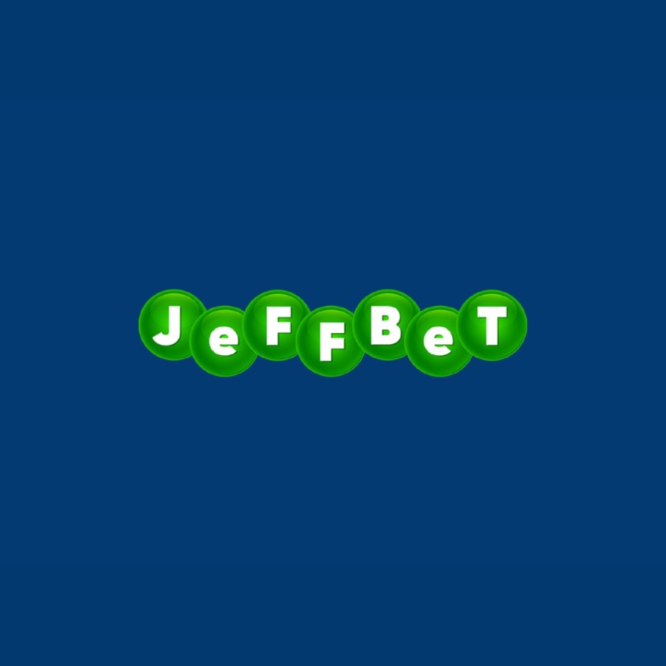 Jeffbet logo featuring bold typography and distinctive design elements, representing the brands identity and business focus.