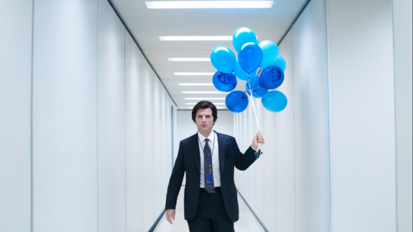 Colorful balloons symbolizing corporate severance packages floating against a clear sky, representing business news themes