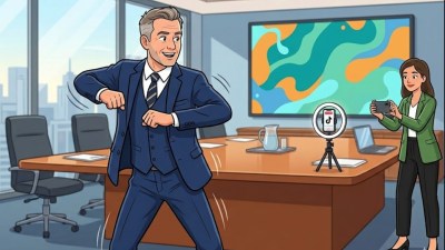 TikTok CEO discusses future plans and strategies at a press conference, highlighting growth and innovation in the tech ind...