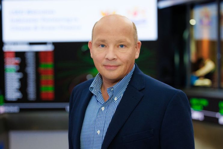 Breaking news illustration with abstract design elements in a vibrant color palette suitable for a general news website.