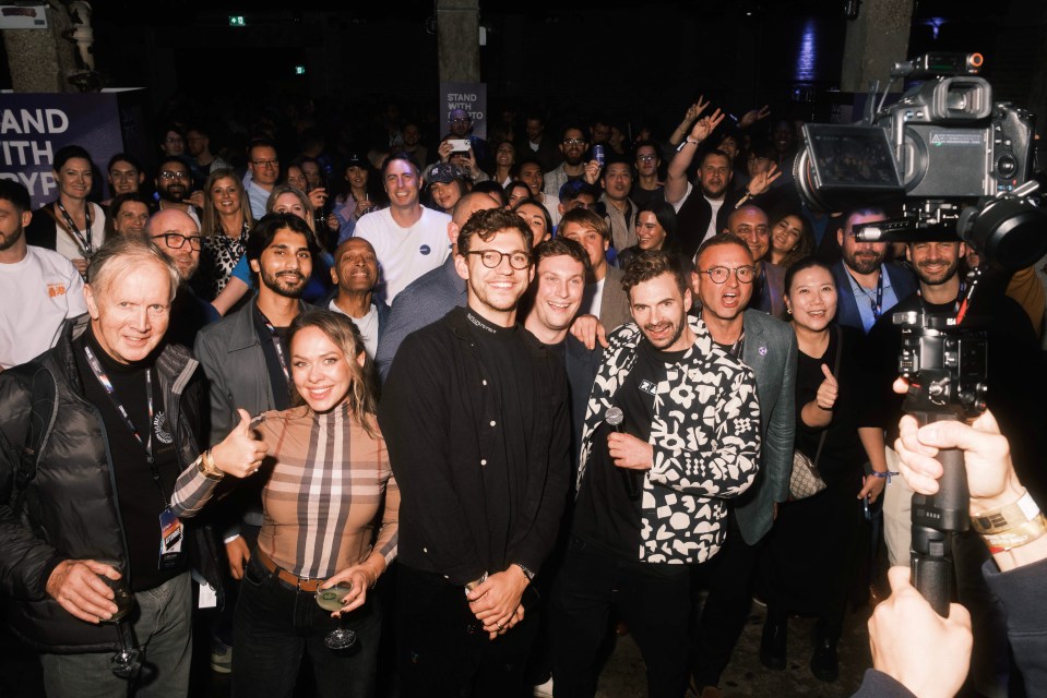 George hosting Zebu Live 2025 event on a boat, showcasing networking and innovative discussions in a unique maritime setting.