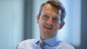 British Chambers President Andy Haldane speaking at a business conference, addressing economic growth and industry challen...
