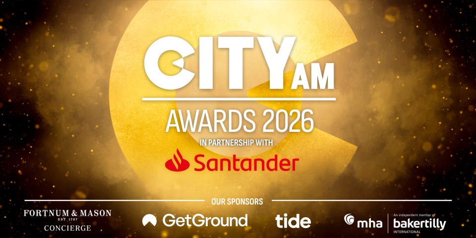 City AM Awards ceremony showcasing business leaders and award winners in a formal setting, celebrating industry excellence.