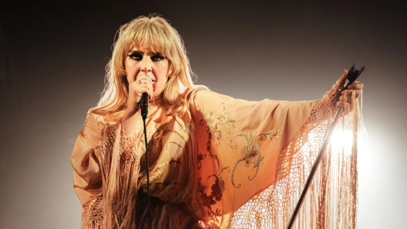 Breaking news illustration with headline graphics on a digital newspaper layout