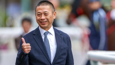 Breaking news event with journalists gathered, cameras set up, and an official podium, indicating a press conference setting.