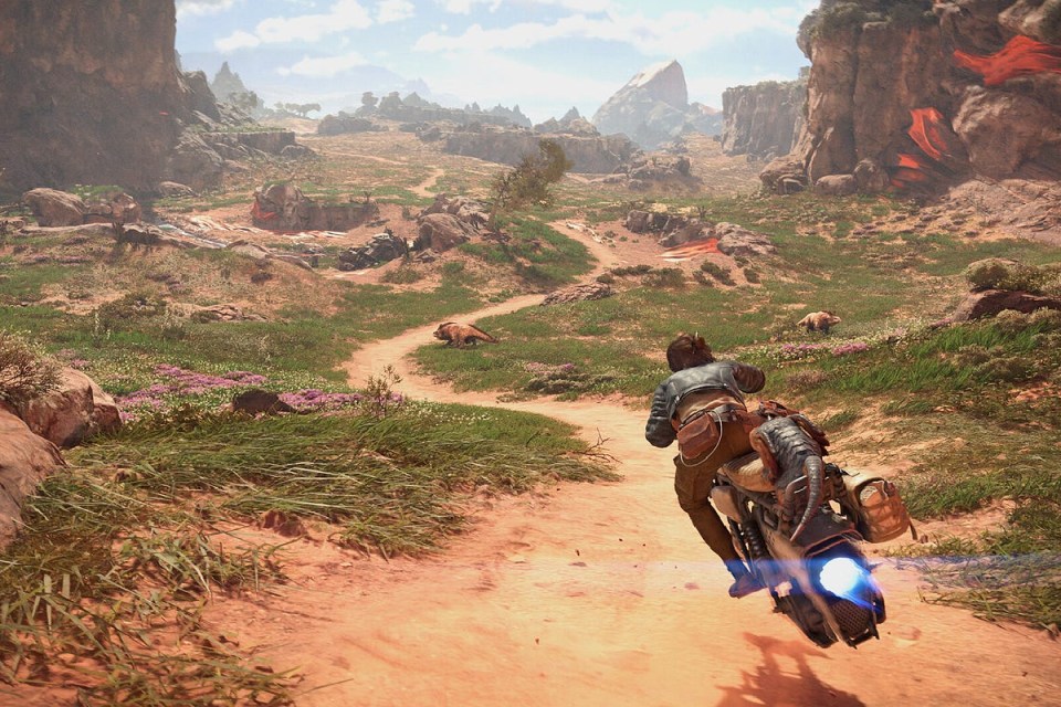 Group of outlaws in a western setting showcasing traditional attire and rugged expressions in a dusty, historic town backdrop