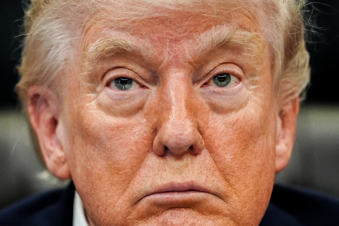 No more Mr Nice Guy, Trump warns as oil surges. (Image: PA).