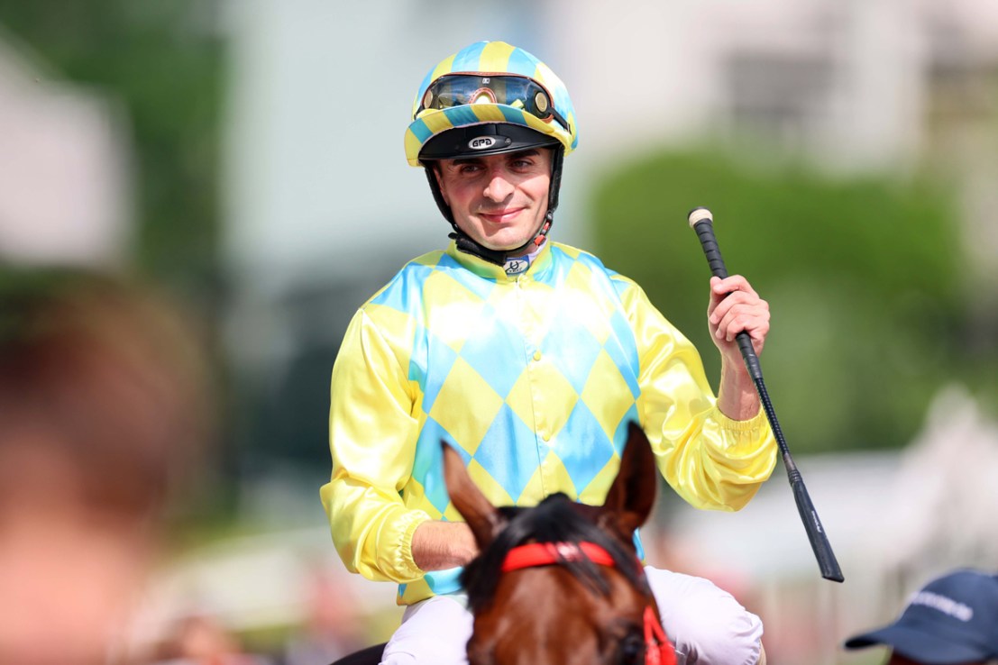 Andrea Atzeni has ridden 45 winners in Hong Kong this season