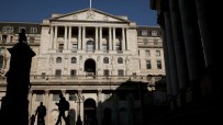Bank of England building on Threadneedle Street, London, showcasing its historic architecture and financial significance