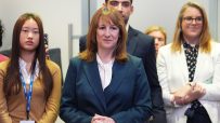 Chancellor Rachel Reeves launches investment campaign at London Stock Exchange, April 23, 2026.