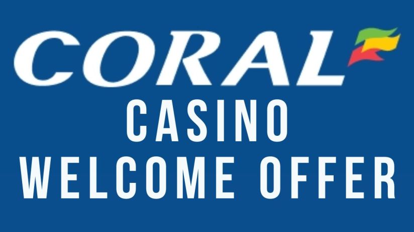 Coral Casino welcome offer banner displaying exclusive bonuses and promotions for new players on a vibrant background