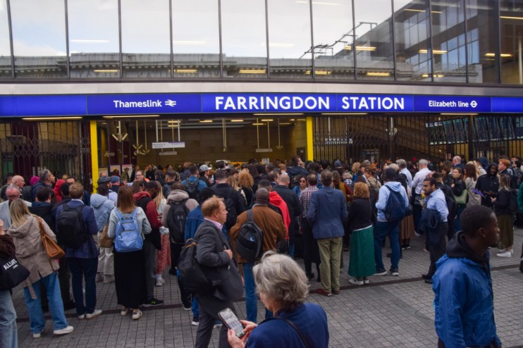 Tube Strikes Farringdon