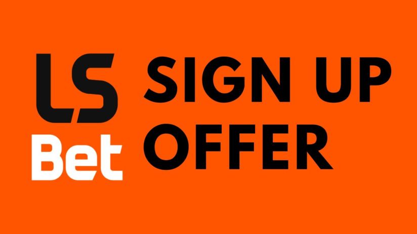 LiveScore sign-up offer banner showcasing exclusive promotions for new users on a sports news and updates platform.