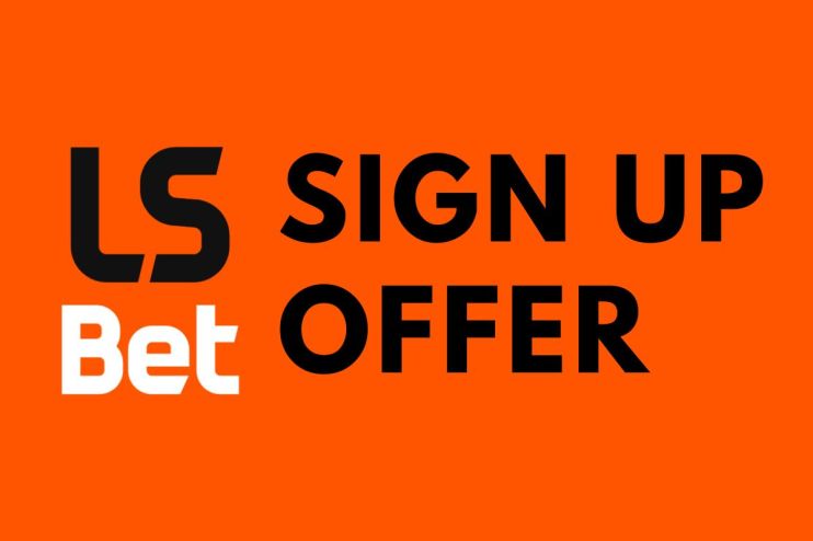 LiveScore sign-up offer banner showcasing exclusive promotions for new users on a sports news and updates platform.