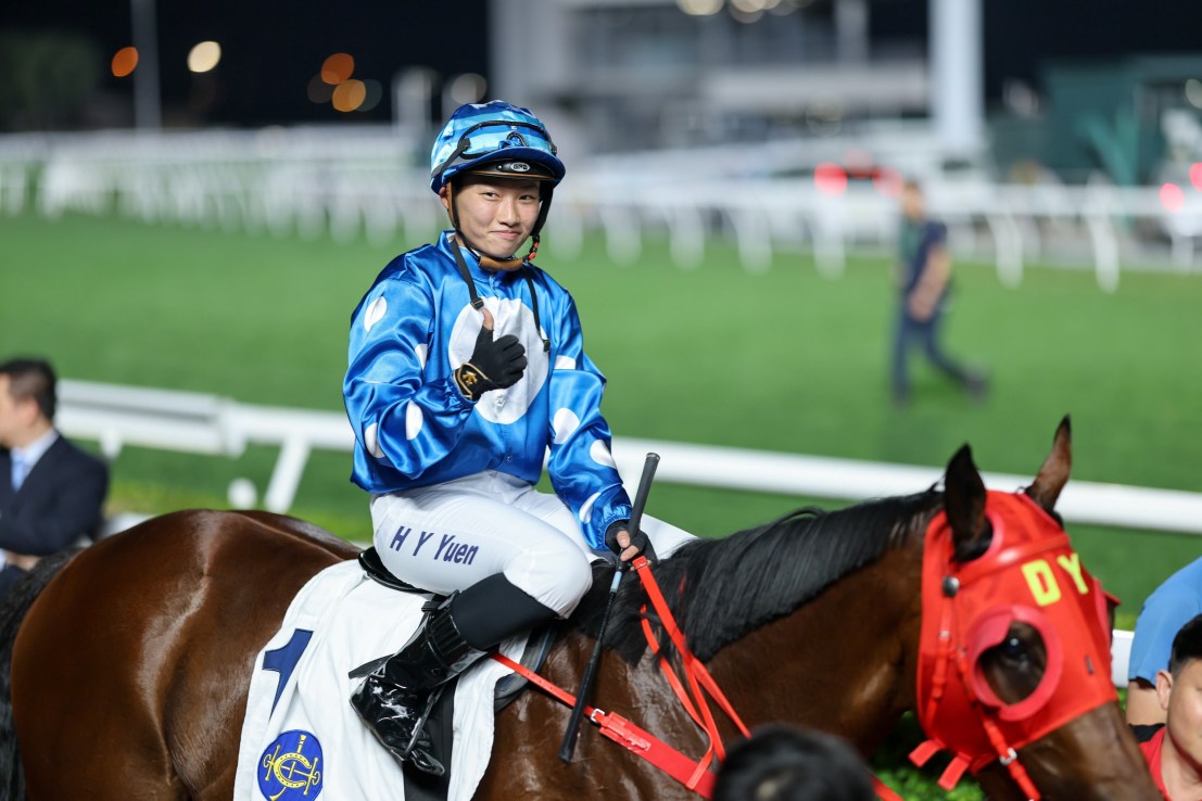 Nichola Yuen rode a winner on only her second ever ride in Hong Kong