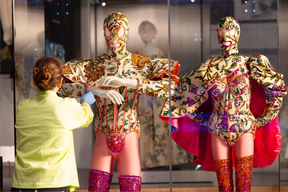 An exhibit in the new V&A East Museum permanent collection