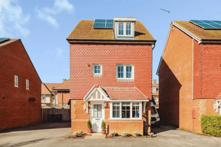 Small windows with natural light illuminating a modern business office, enhancing productivity and creating a welcoming en...