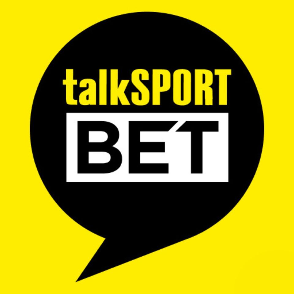 talkSPORT BET logo featuring bold text and a dynamic design, representing the leading sports betting brand.