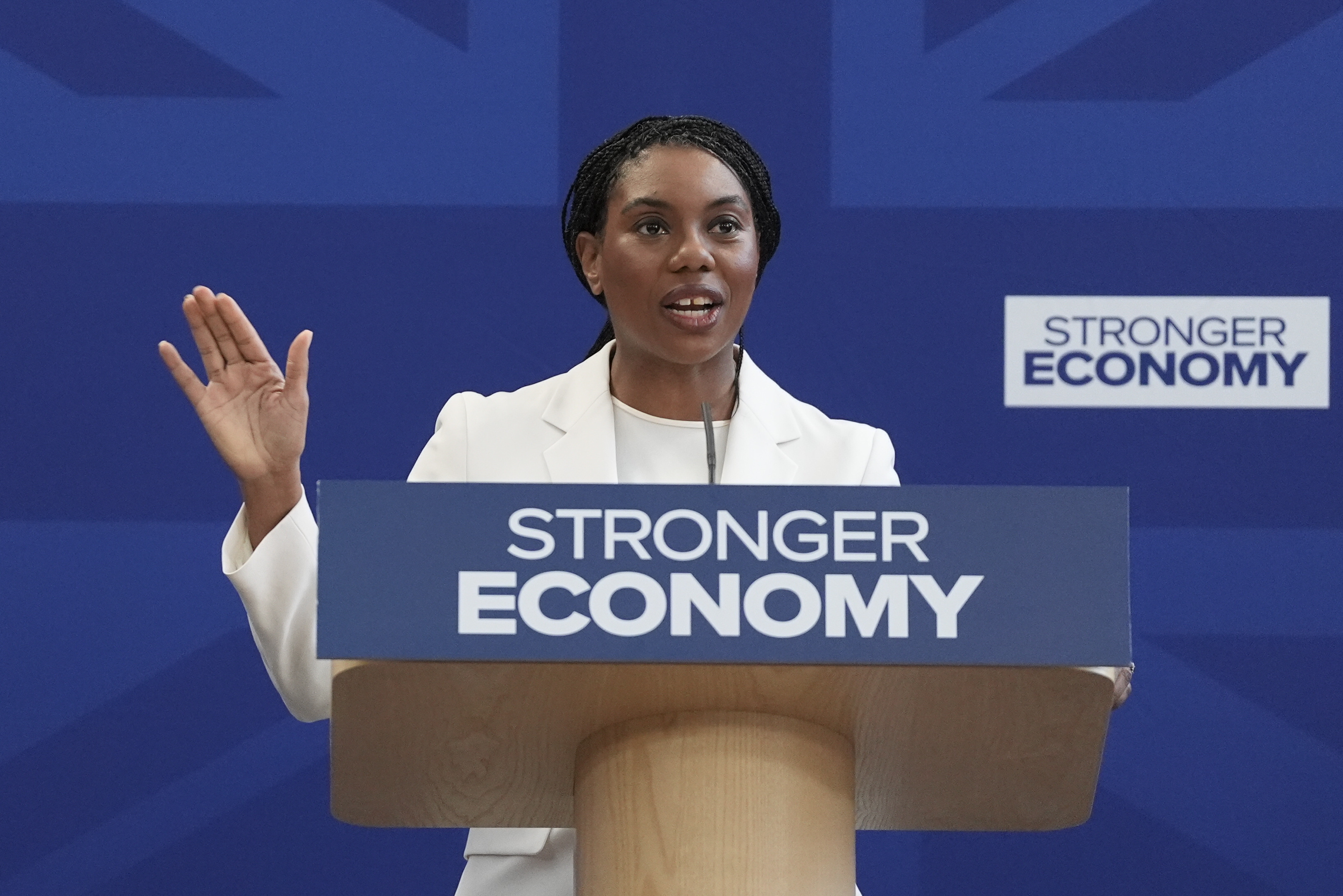 Kemi Badenoch vows economic revolution with lower taxes and less state