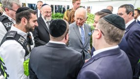 King Charles visits Golders Green in London