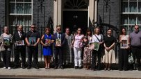 Bereaved parents protest outside Downing Street, urging social media regulation for child protection