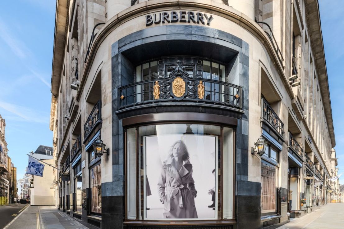 Burberry surged back to profit and met revenue expectations