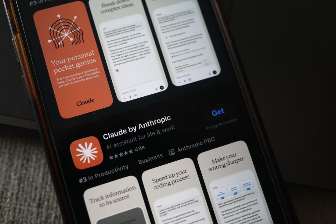 NEW YORK, NEW YORK - FEBRUARY 16: In this illustration, the Claude AI app is seen in the app store on a phone on February 16, 2026 in New York City. According to reports from the Wall Street Journal, the Defense Department used Anthropic's Claude Ai, via its Palantir contract, to help with the attack on Venezuela and capture former President Nicolás Maduro. (Photo illustration by Michael M. Santiago/Getty Images)