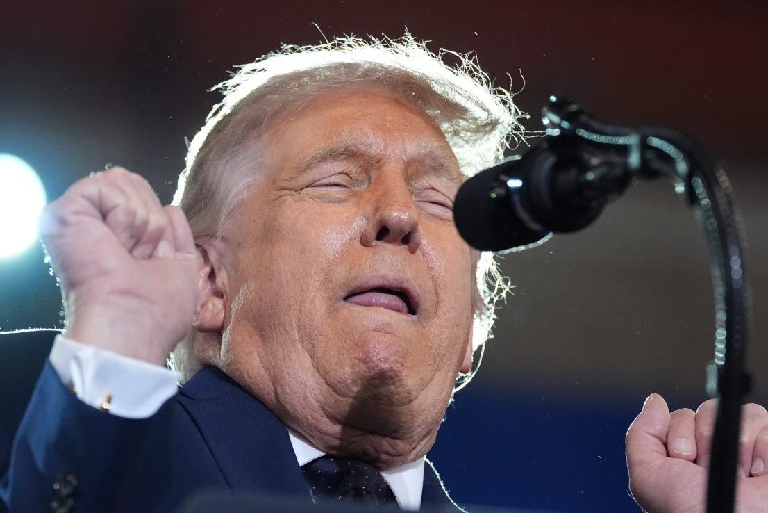 President Donald Trump has teased a peace deal with Iran. (AP/Alex Brandon)