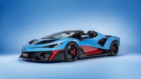 Lamborghini Fenomeno Roadster showcasing sleek design and luxury features on display at a general news event
