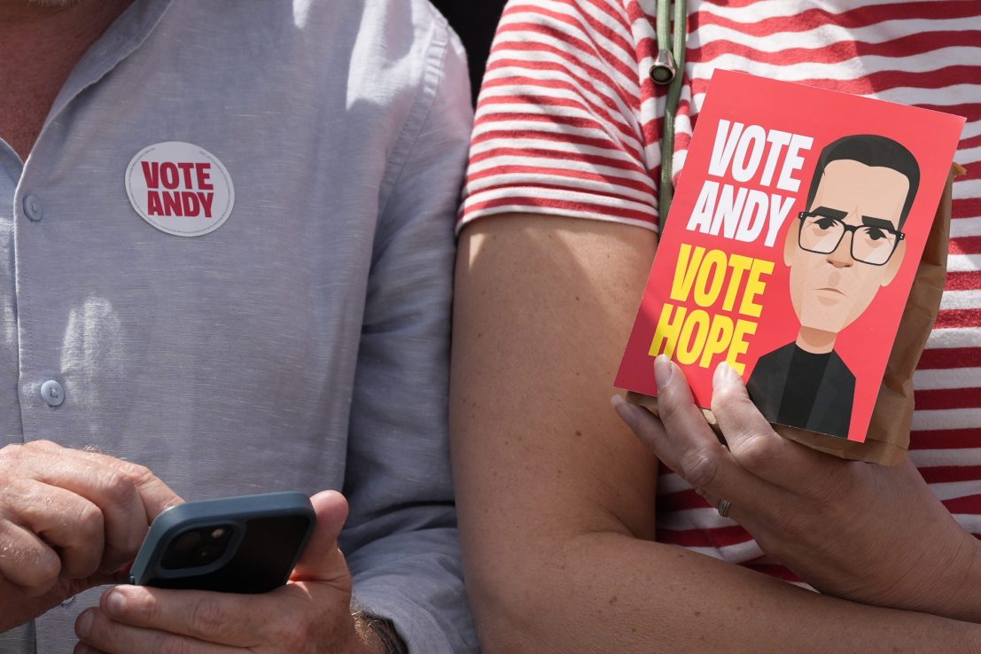 Andy Burnham could introduce a radical policy agenda. PA Wire