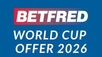 Betfred World Cup 2026 promotional offer highlights with official branding and football-themed graphics